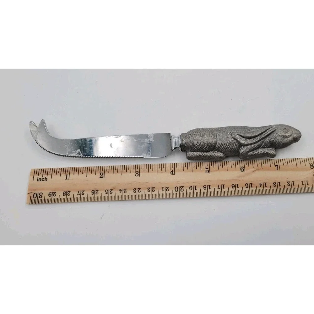 ARTHUR COURT Cheese Knife BUNNY RABBIT 8